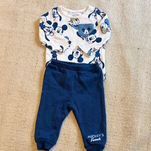 Disney Mickey Mouse and Friends Blue Baby Set
